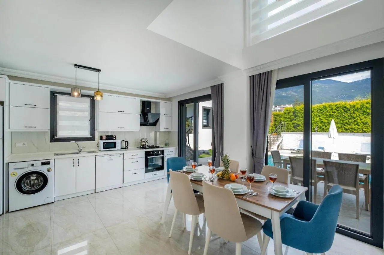 Modern Chic 4-Bedroom Villa With Private Pool And Garden In Central Hisaronu Fethiye